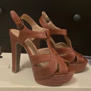 Lauren Conrad heels with espadrille platform! $30